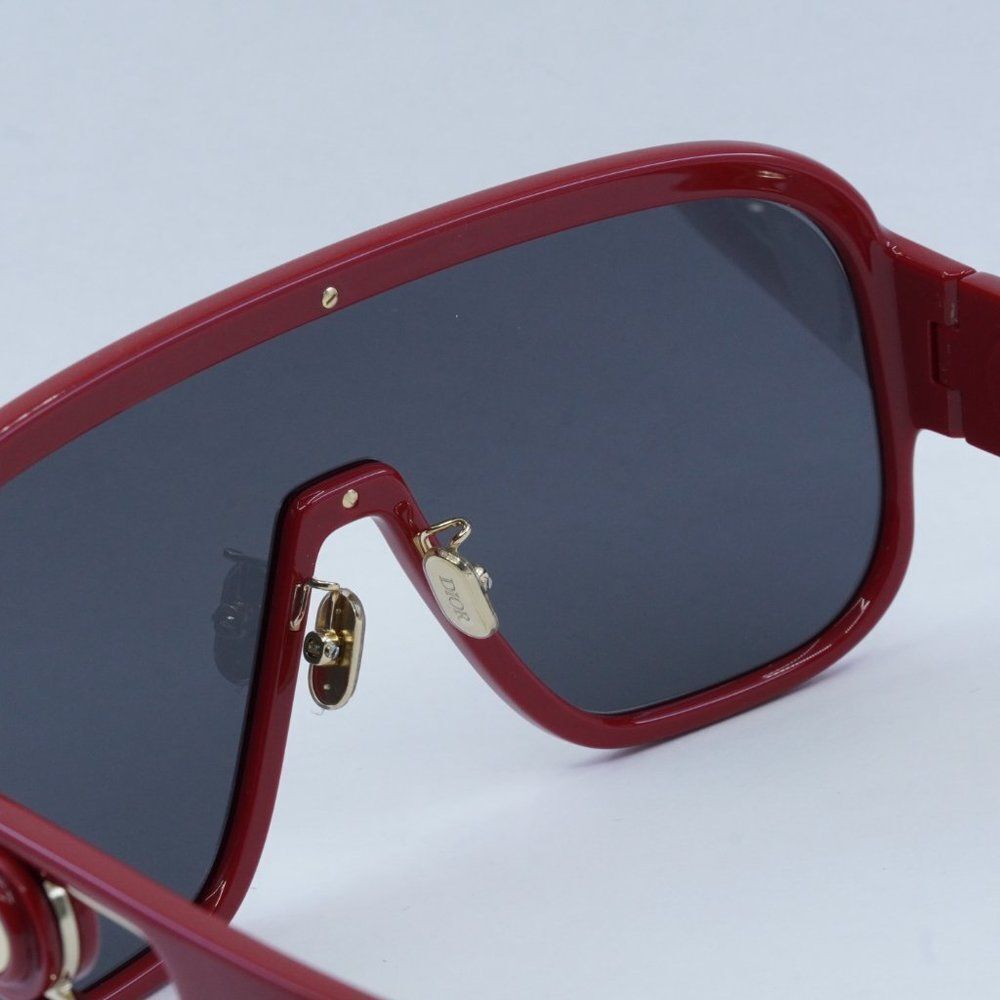 NEW DIOR DIORBOBBYSPORT M1U 35A0 RED GREY SUNGLASSES - Picture 5 of 11